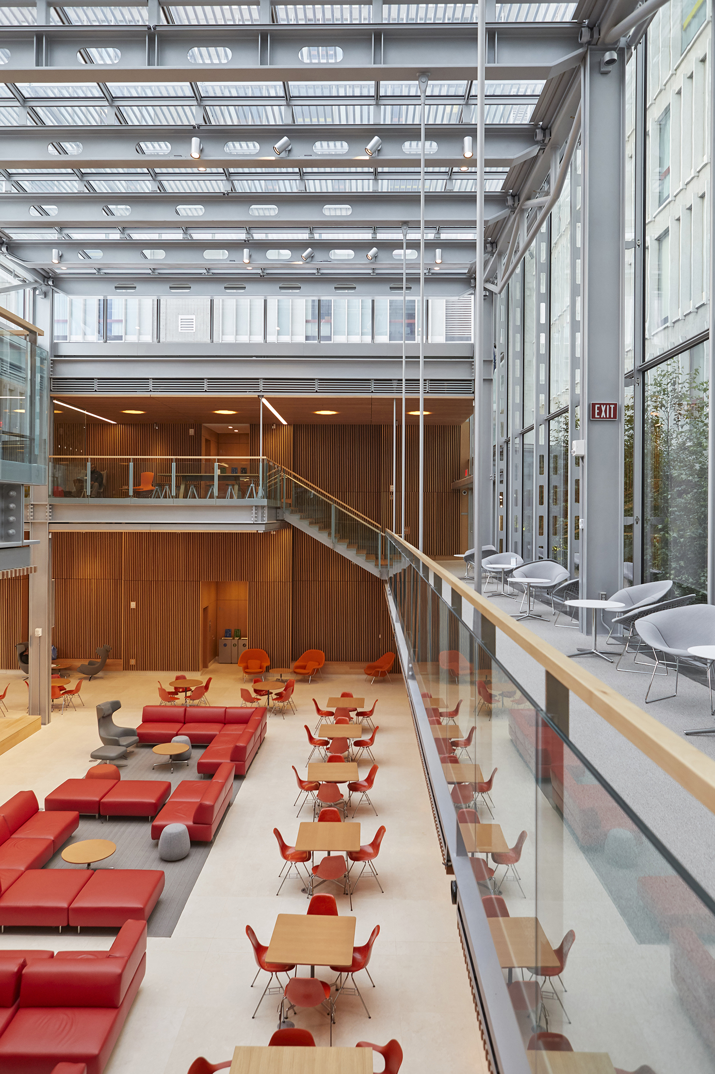 Harvard Commons, mezzanine level - Photo Credit: Airey Spaces