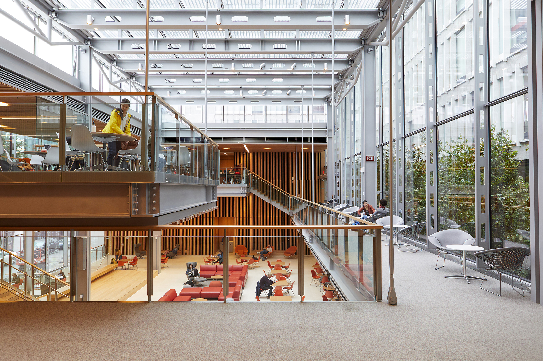 Harvard Commons, mezzanine level - Photo Credit: Airey Spaces